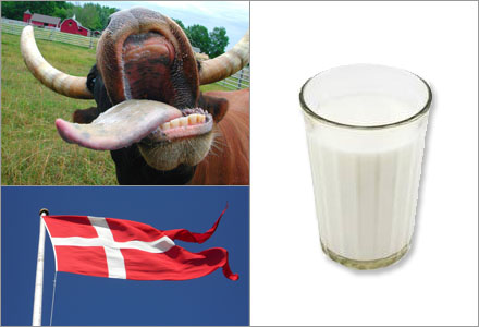 Danskarna vill utplåna alla spår av svensk mjölk.