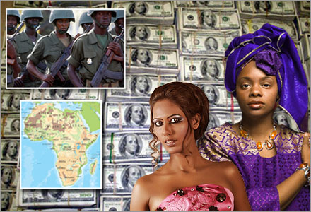 Drottning Abasireke och prinsessan Kasimobi har hållit sig gömda sedan statskuppen.