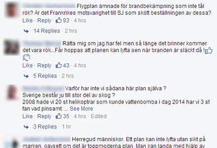 Några av hjältarna på Aftonbladets Facebooksida.