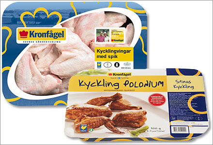 Kycklinglår med spik och Stinas Kyckling Polonium är bara två av många nya produkter.
