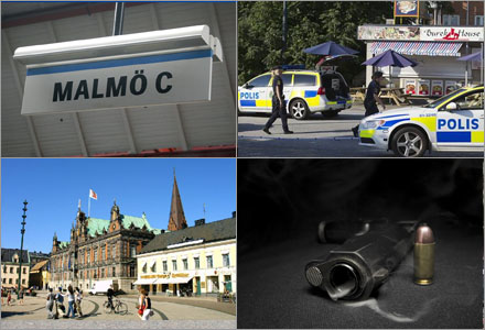 En man i Malmö blev inte skjuten.