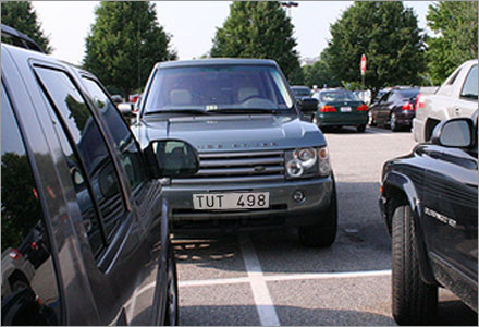 Folk som inte kan parkera ordentligt utgör ca 75% av befolkningen.