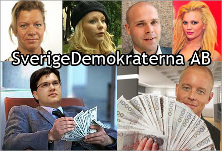 Sverigedemokraterna är ett företag där den inre kretsen får topplöner.