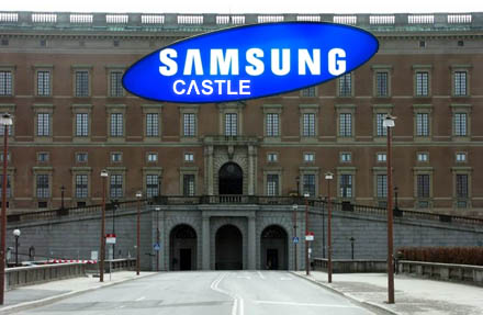 Glöm bort Stockholms Slott, nu är det Samsung Castle som gäller.