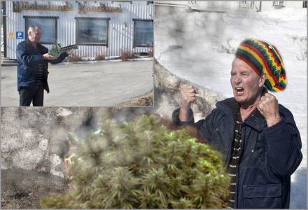 Kåge Pesterlund i Lunde vill att det klargörs vems ekonomiska ansvar det är när snöröjningen orsakar skador på odlingarna på tomten.
