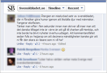 Kommentaren som sänkte hela Svenskbladet.