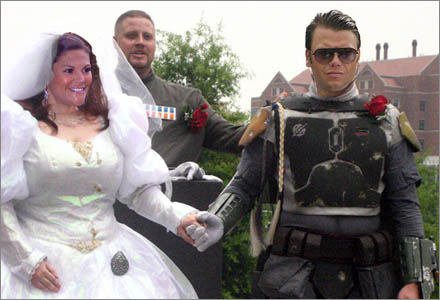 Prinsessan Victoria blir den första kungligheten som gifter sig i ett Star Wars-bröllop.