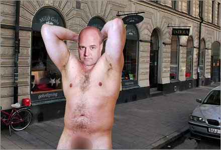 Fredrik Reinfeldt sj?lv deltar i avskr?ckningsarbetet.