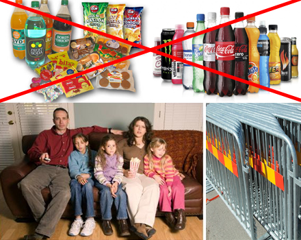 Barnfamilj utan fredagsmys. Barnfamilj utan fredagsmys.