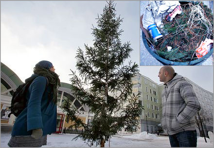 Granen bemöttes med hån och glåpord och stod till slut inte ut längre. Granen bemöttes med hån och glåpord och stod till slut inte ut längre.