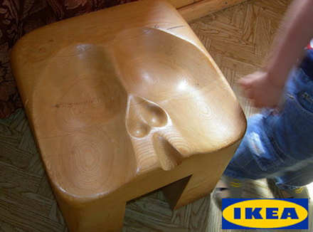 Stolen är ergonomiskt utformad Stolen är ergonomiskt utformad