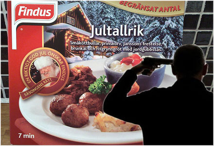 Findus julbord för de ensamma anses äventyra psykiskt välmående, enligt Folkhälsoinstitutet. Findus julbord för de ensamma anses äventyra psykiskt välmående, enligt Folkhälsoinstitutet.