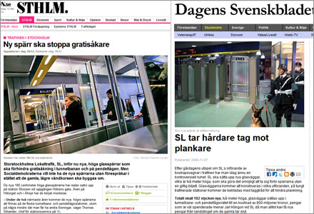 SL inför nu jättespärrar i tunnelbanan, inspirerade av Svenskbladet? SL inför nu jättespärrar i tunnelbanan, inspirerade av Svenskbladet?