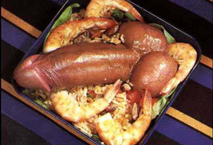 Kvinnan hittade en penis i sin mikrov?gsmat.