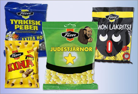 Judestjärnor med smak som påminner om skumbanan är det senaste i Fazers godissortiment. Judestjärnor med smak som påminner om skumbanan är det senaste i Fazers godissortiment.