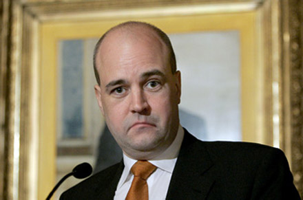 Fredrik Reinfeldt tillh�r sj�lv gruppen av vita m�n som har det v�ldigt bra.