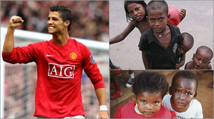 Gatubarn är oroade för hur Manchester United kommer påverkas av försäljningen av Cristiano Ronaldo. Gatubarn är oroade för hur Manchester United kommer påverkas av försäljningen av Cristiano Ronaldo.