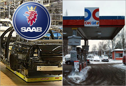 Bilisterna i julhandeln var alla väldigt ledsna över att SAAB lägger ned. Bilisterna i julhandeln var alla väldigt ledsna över att SAAB lägger ned.