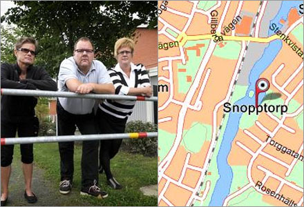 Boende i Snopptorp är trötta på att bli hånade och förlöjligade av utomstående. Boende i Snopptorp är trötta på att bli hånade och förlöjligade av utomstående.