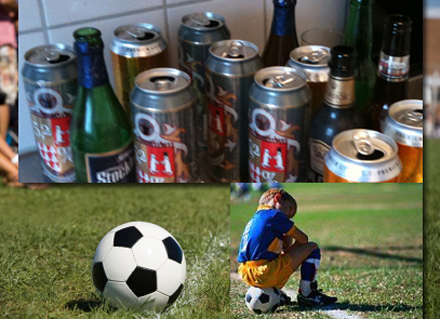 Öl och fotboll - ett succékoncept. Öl och fotboll - ett succékoncept.