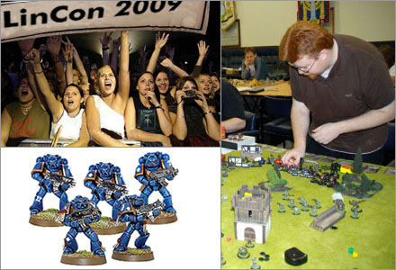 Warhammer 40.000 ?r en riktig brudmagnet, speciellt om man har en v?lm?lad arm?.