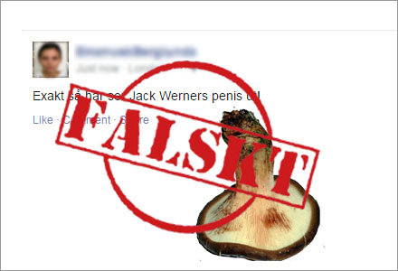 Jack Werners ex flickvän postade en bild som Viralgranskaren avslöjade som falsk. Jack Werners ex flickvän postade en bild som Viralgranskaren avslöjade som falsk.